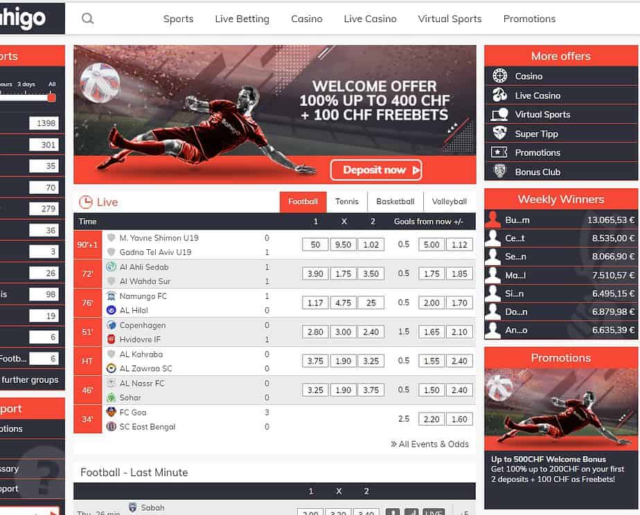 Bahigo Sportsbook 2 bahigo hjemmeside